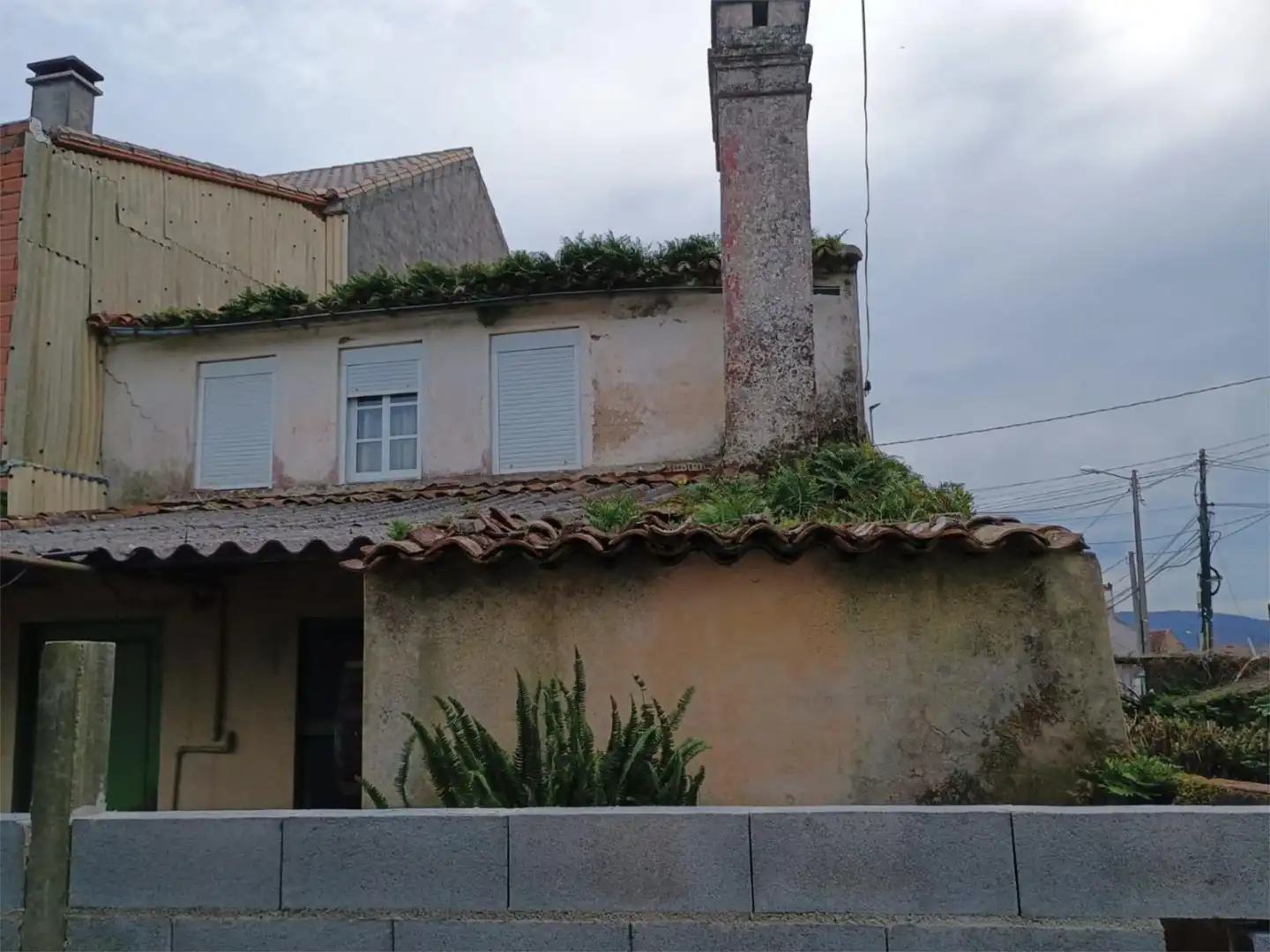 Vista exterior de Casa adosada en venta en Cambados