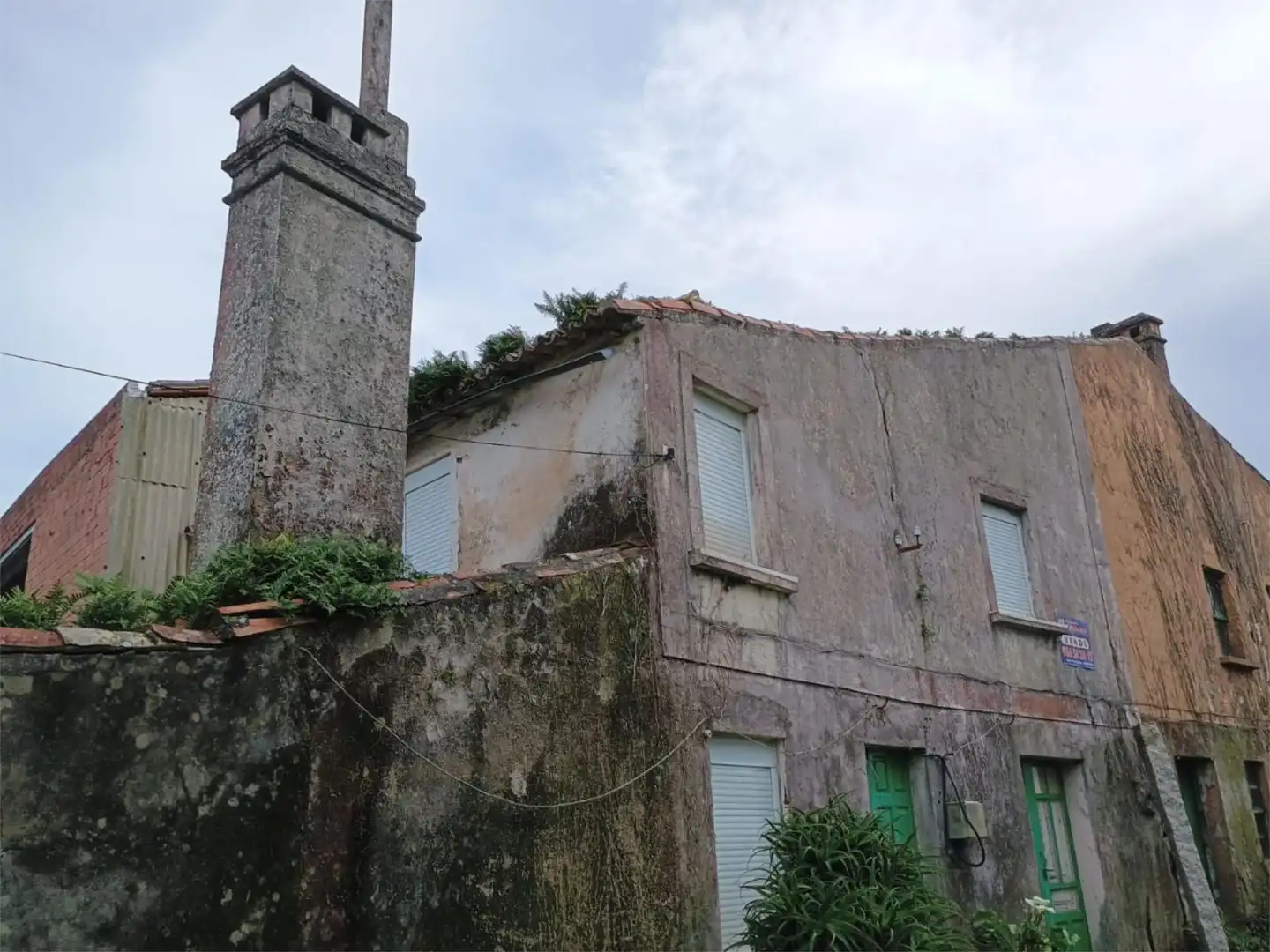 Vista exterior de Casa adosada en venta en Cambados