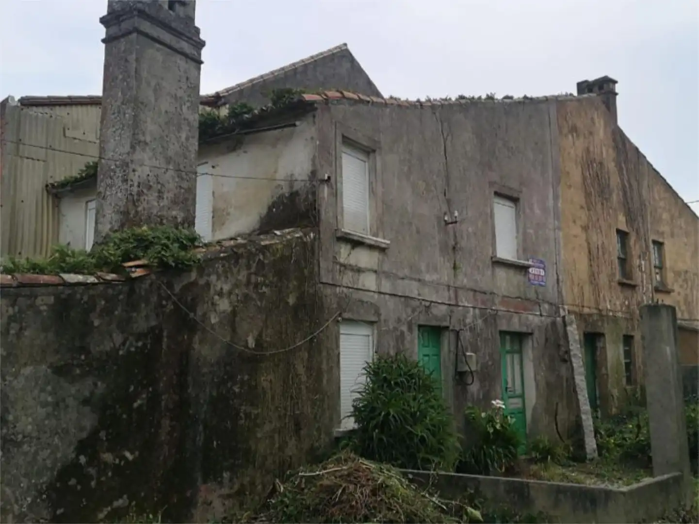 Vista exterior de Casa adosada en venta en Cambados