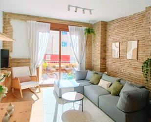 Living room of Flat to rent in  Valencia Capital  with Air Conditioner, Heating and Private garden