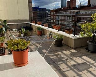 Terrace of Flat to rent in Bilbao   with Air Conditioner, Heating and Parquet flooring