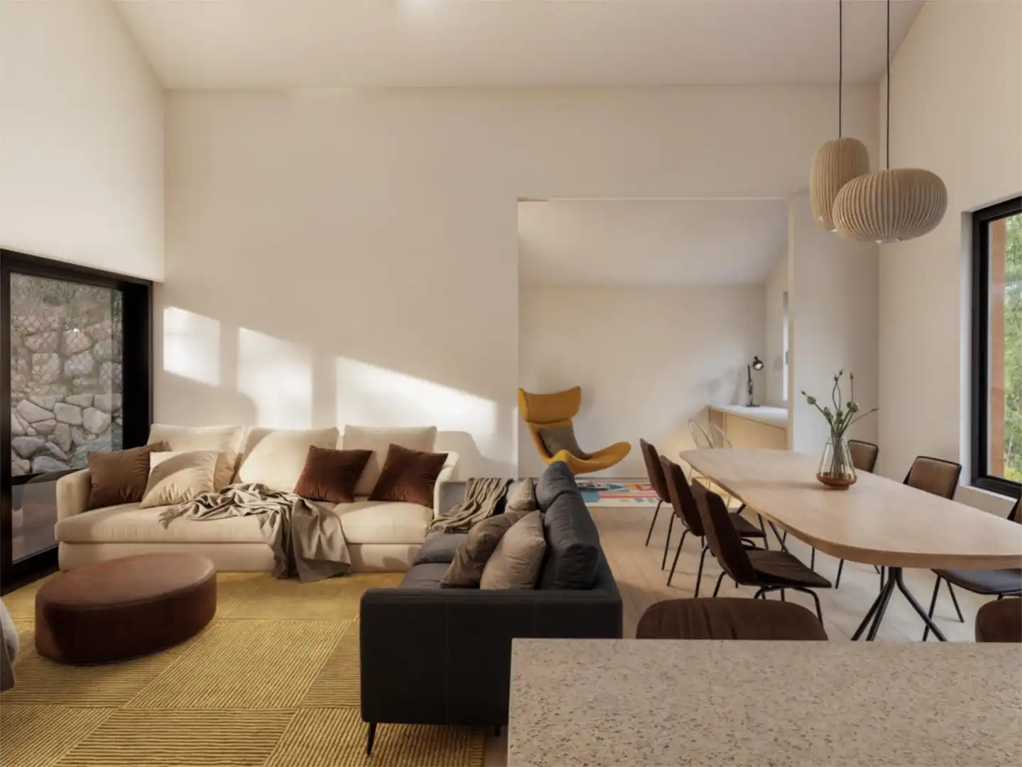 Casa o xalet en venda a Carrer del Sàndal, 10, La Floresta Sala d'estar de Casa o xalet en venda en Sant Cugat del Vallès amb Aire condicionat, Terrassa i Balcó