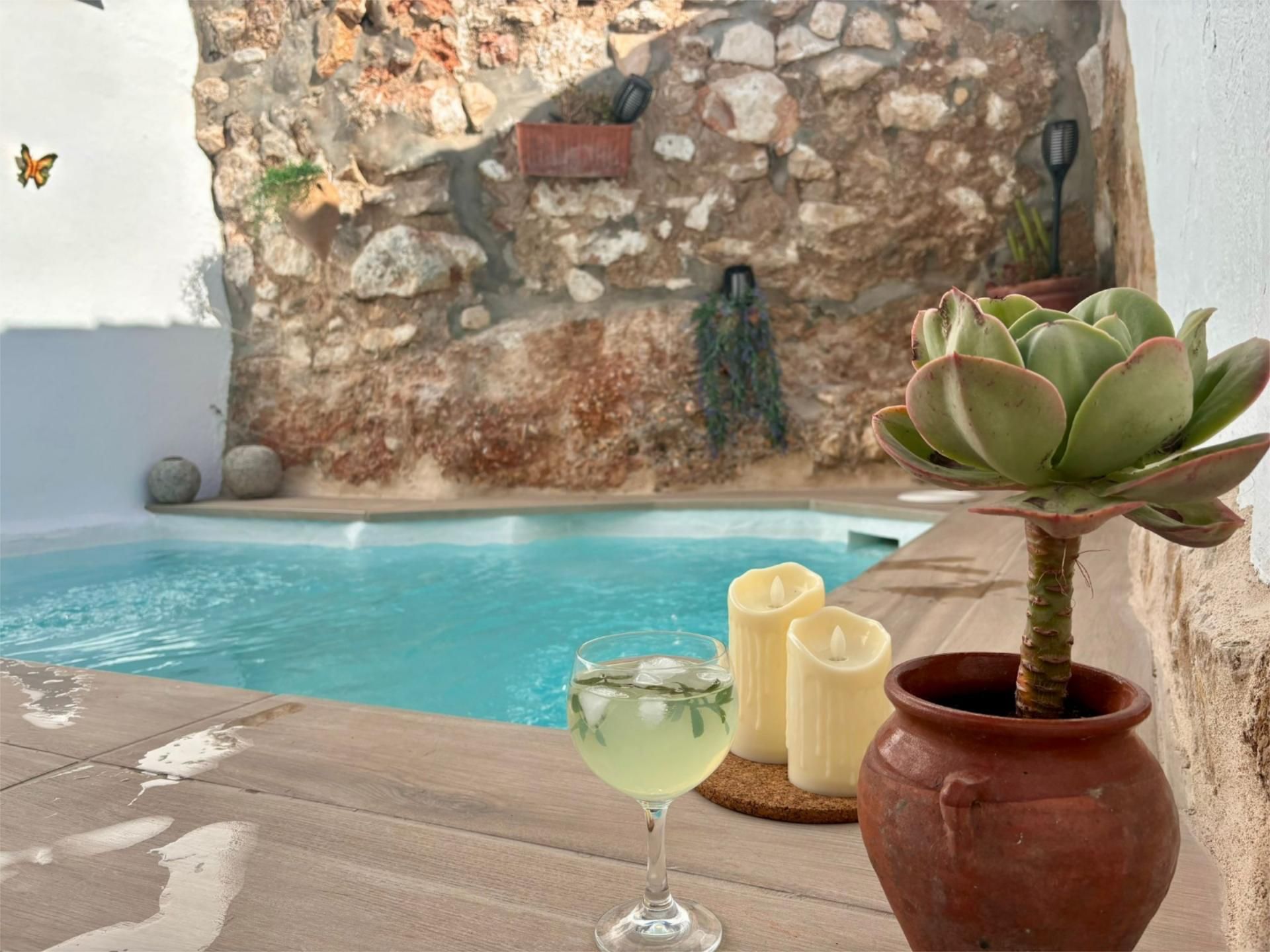 Swimming pool of Single-family semi-detached to share in Estepa  with Air Conditioner, Heating and Terrace