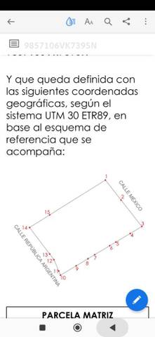 Terreno en Venta en Calle República Argentina, 7 en Villamanrique de Tajo