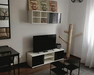 Living room of Flat to share in Palencia Capital  with Heating, Parquet flooring and Furnished