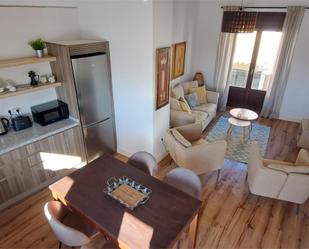 Living room of Attic to rent in Vélez-Málaga  with Air Conditioner, Furnished and Balcony