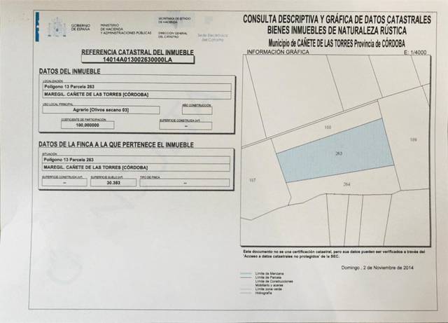 Terreno en Venta en Plaza de la Paz, 11 en Cañete de las Torres