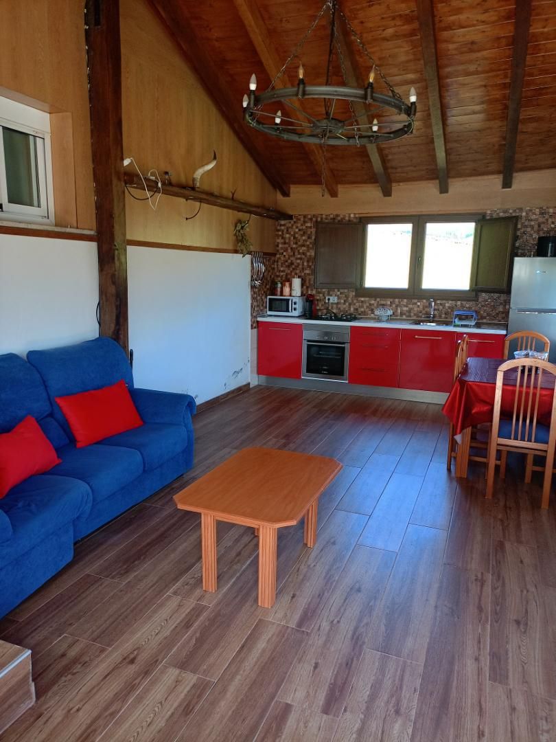 Sala d'estar de Casa o xalet de lloguer en San Pedro del Romeral amb Aire condicionat, Calefacció i Jardí privat