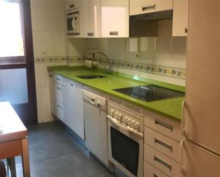 Kitchen of Flat to rent in  Madrid Capital  with Air Conditioner, Heating and Private garden