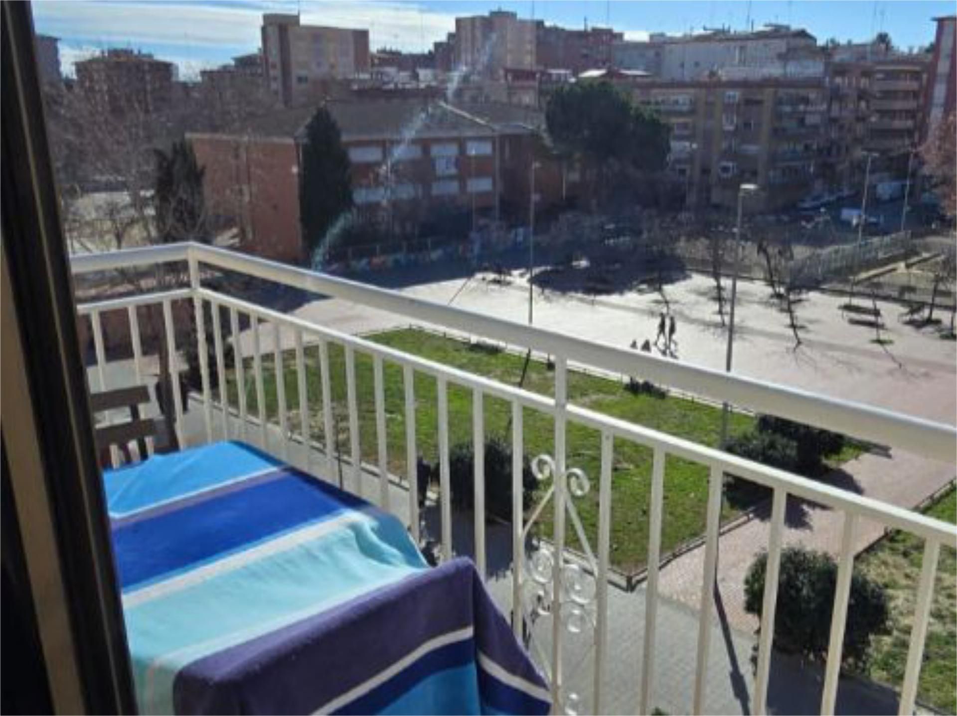 Bedroom of Flat for sale in Sabadell  with Air Conditioner, Terrace and Balcony