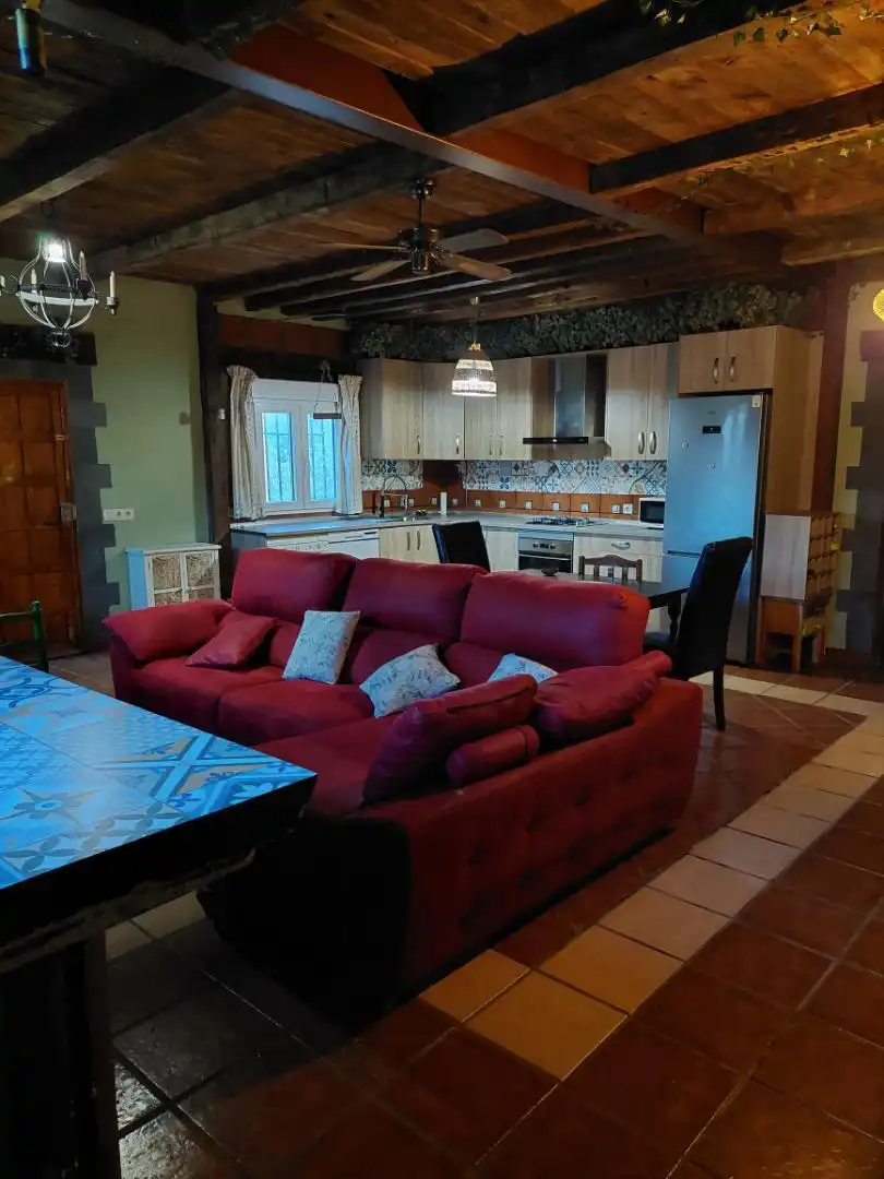 Sala de estar de Planta baja de alquiler en La Carolina con Aire acondicionado, Calefacción y Jardín privado