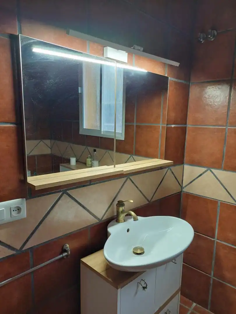 Baño de Planta baja de alquiler en La Carolina con Aire acondicionado, Calefacción y Jardín privado
