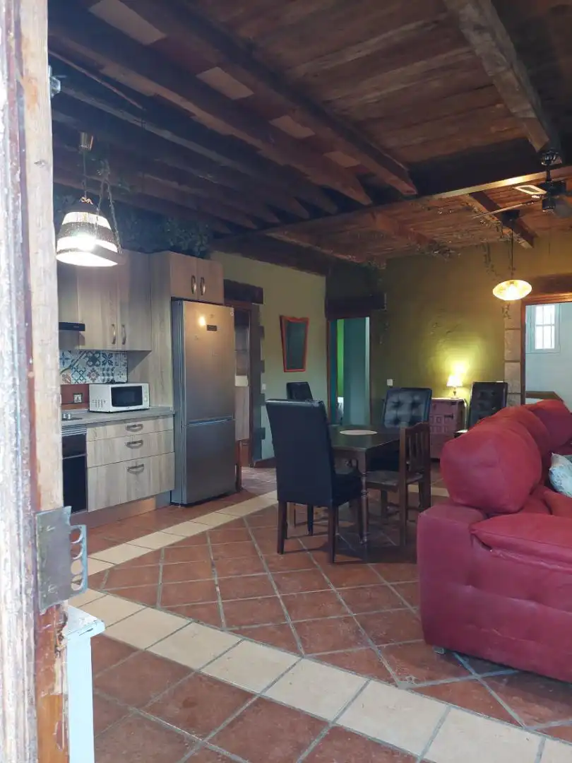 Cocina de Planta baja de alquiler en La Carolina con Aire acondicionado, Calefacción y Jardín privado