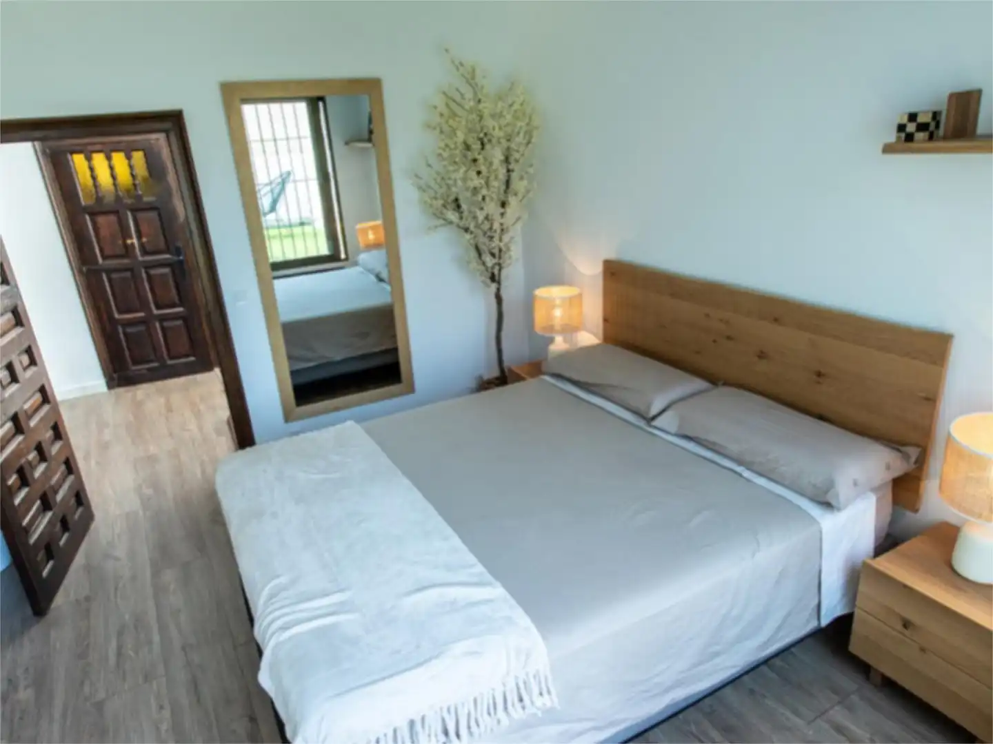 Schlafzimmer von Country house zum Verkauf in Sant Andreu de Llavaneres mit Heizung, Parkett und Terrasse