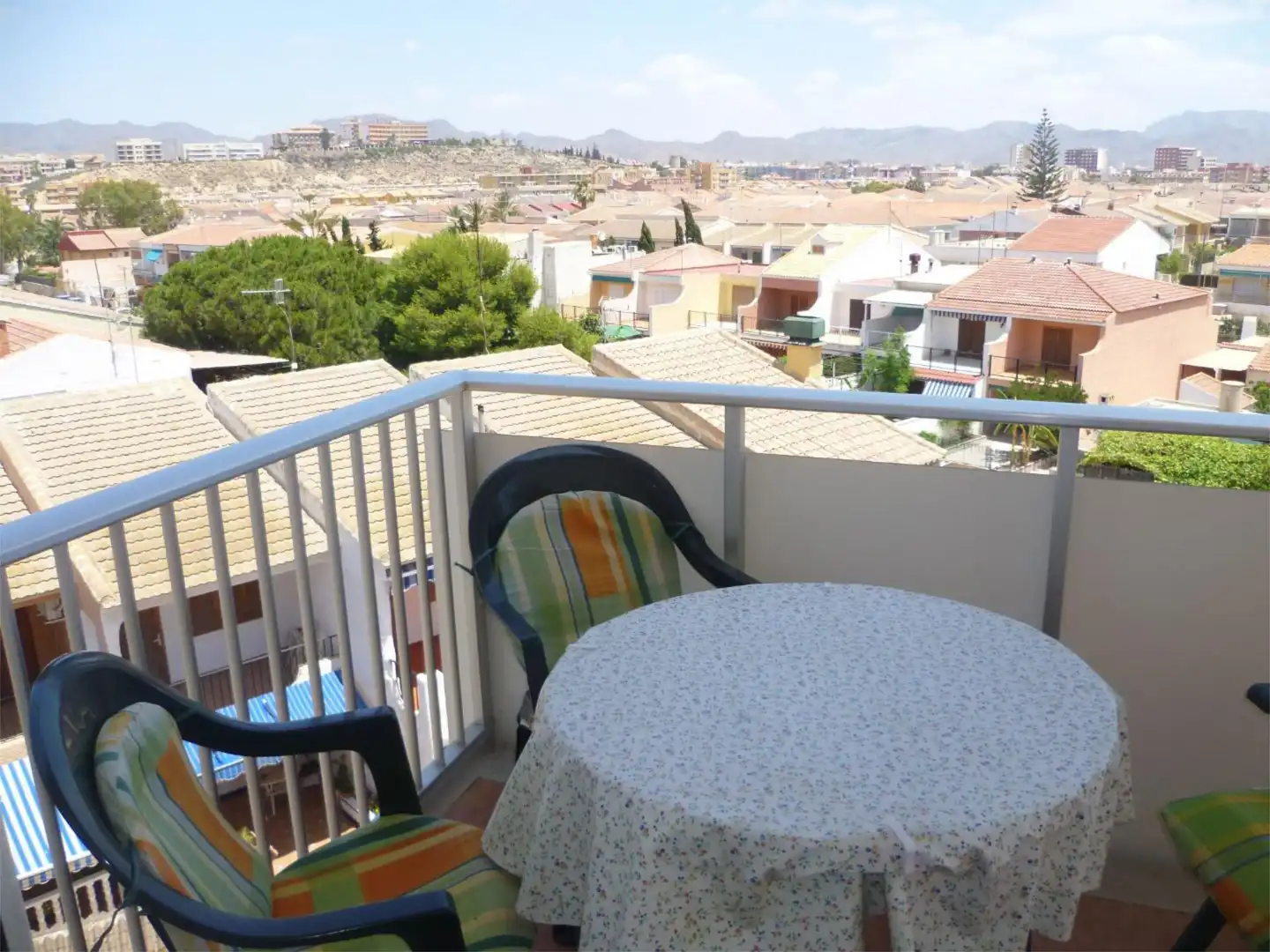 Terrasse von Wohnungen zur Miete in Mazarrón mit Klimaanlage, Terrasse und Schwimmbad