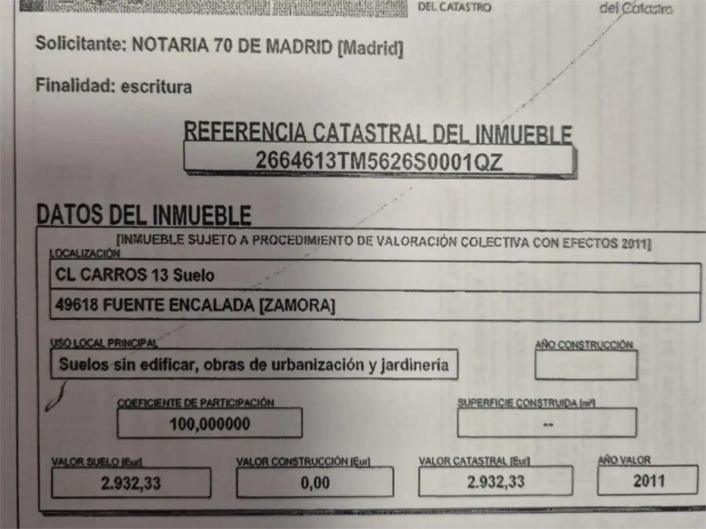 Vista exterior de Terreno en venta en Fuente Encalada