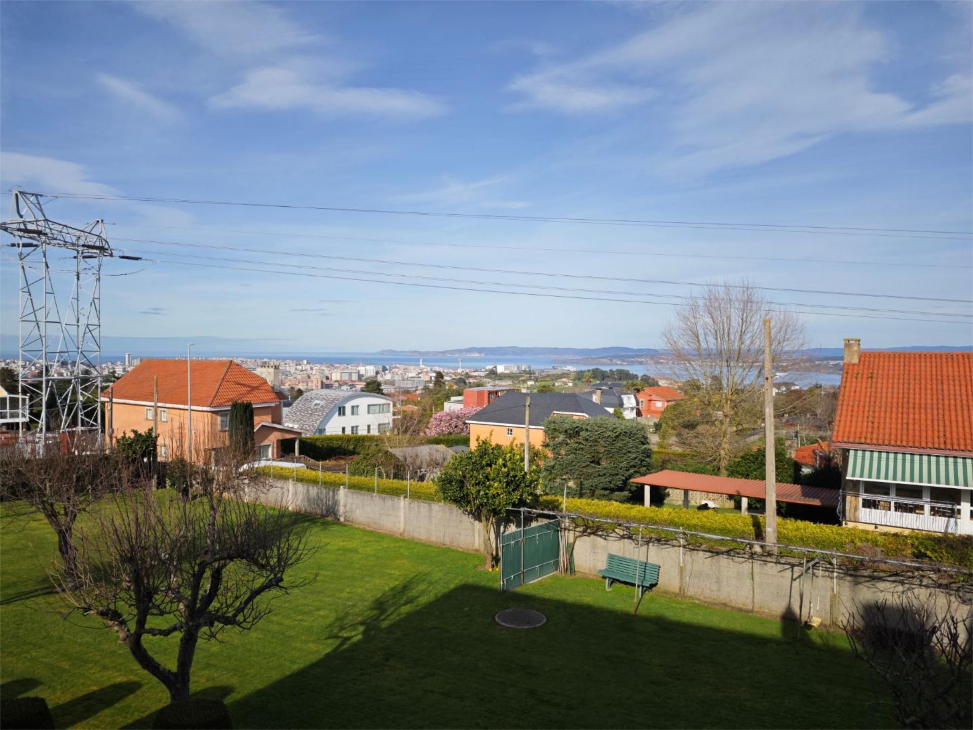 Exterior view of Flat for sale in A Coruña Capital   with Heating, Private garden and Terrace