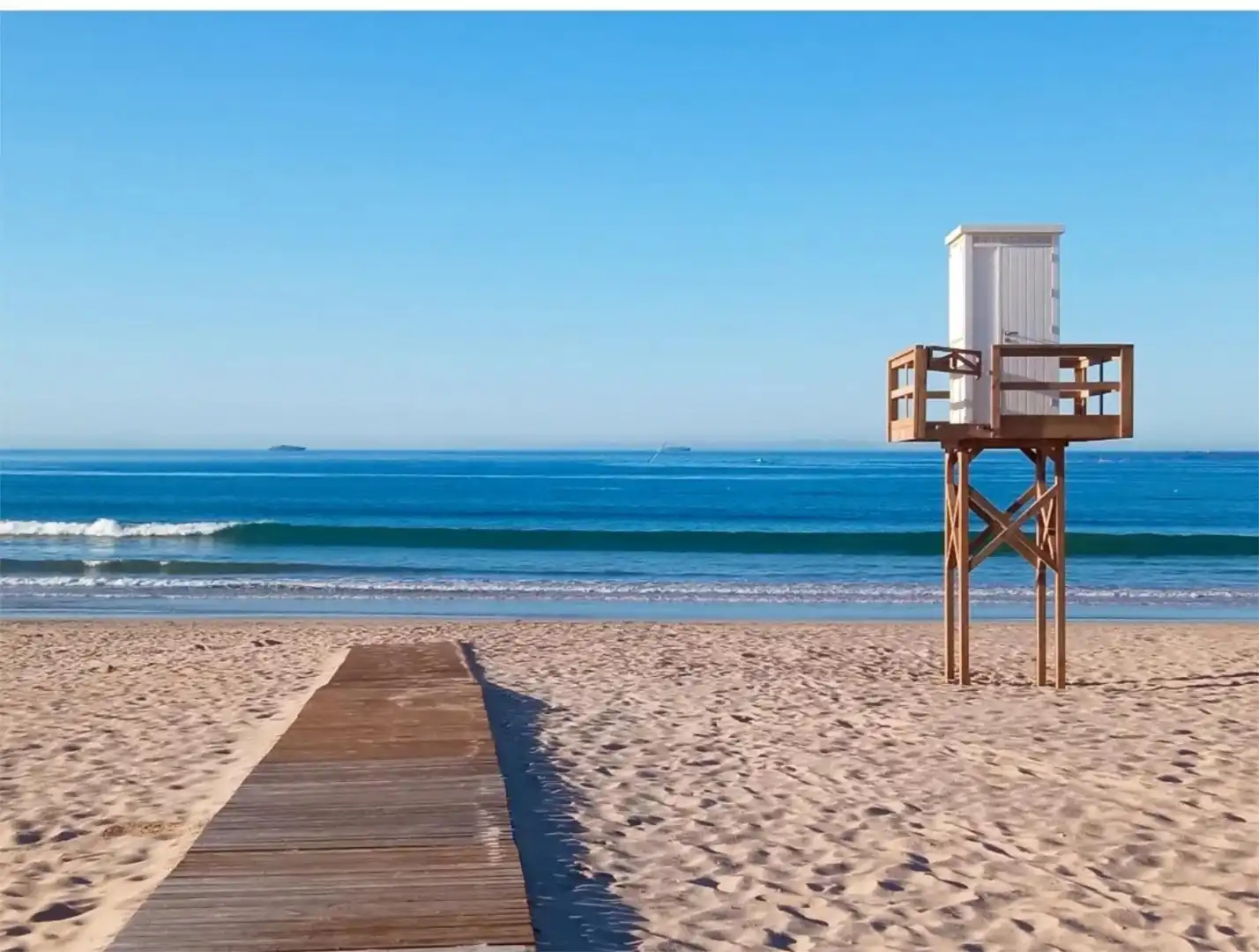 Wohnung zur Miete in Calle Cerco y Jareta, 3, Barbate ciudad Schlafzimmer von Wohnung zur Miete in Barbate mit Heizung, Terrasse und Schwimmbad