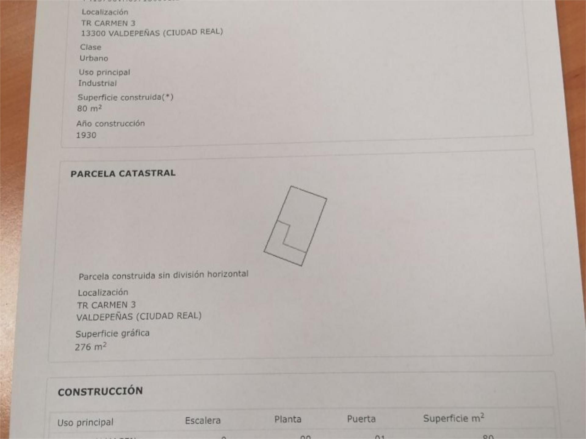 Urbanitzable en venda en Valdepeñas