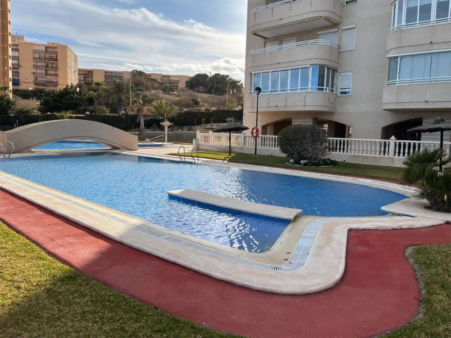 Flat for rent in Avenida Jaime I el Conquistador, 72, Playa Muchavista Swimming pool of Flat for rent in El Campello with Private garden, Terrace and Storage room