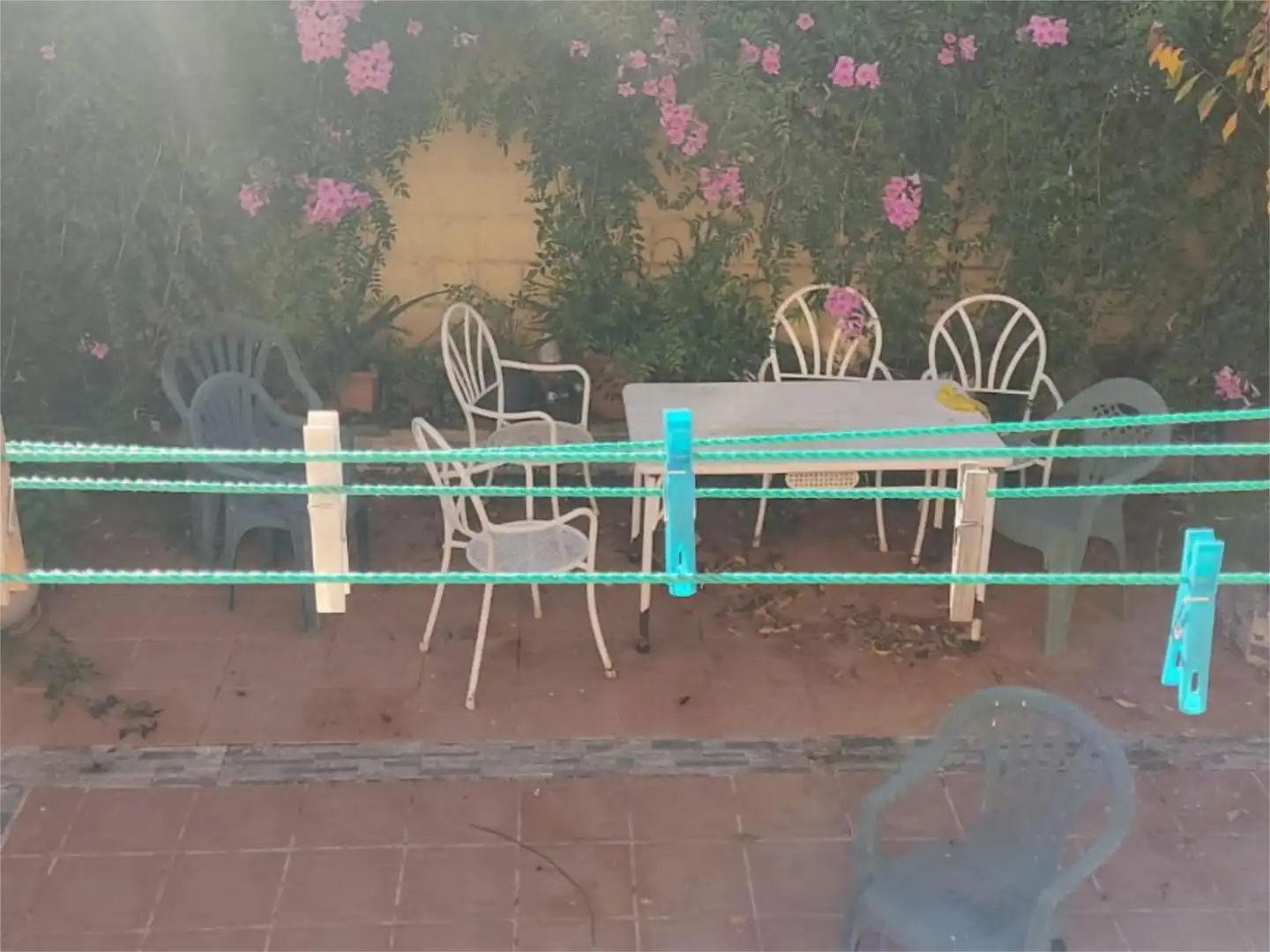 Terrasse von Einfamilien-Reihenhaus zum Verkauf in Cáceres Capital mit Klimaanlage und Terrasse