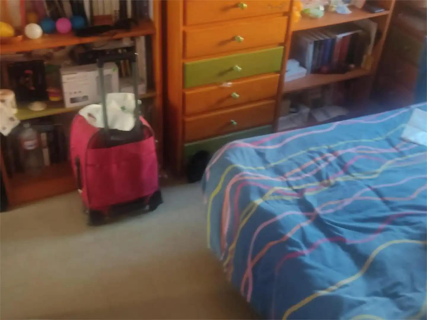 Schlafzimmer von Einfamilien-Reihenhaus zum Verkauf in Cáceres Capital mit Klimaanlage und Terrasse