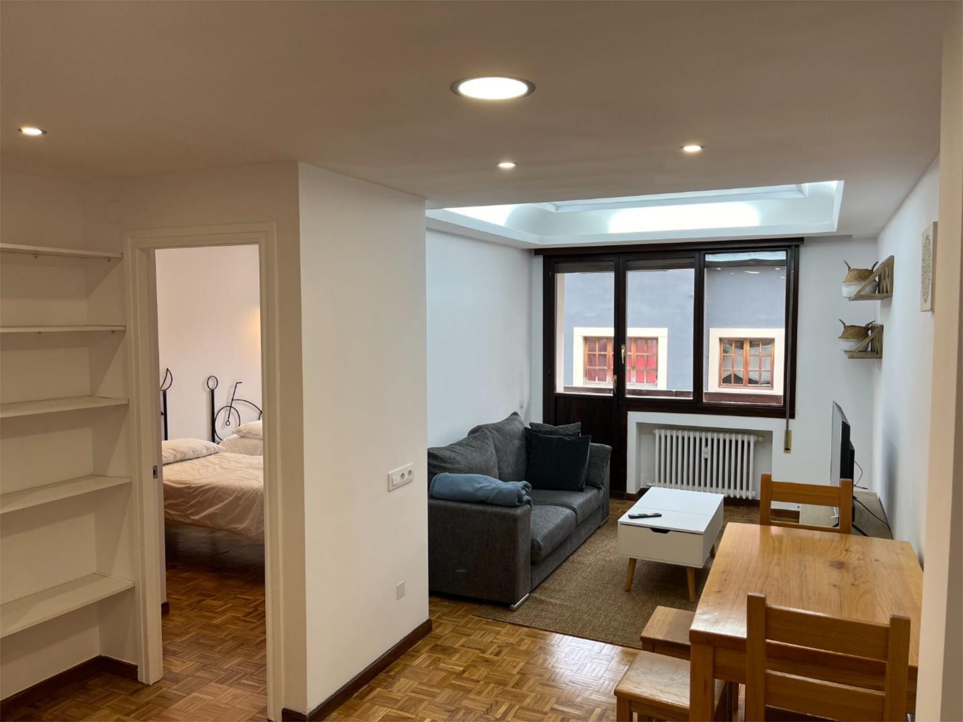 Flat to rent in Calle Covadonga, 5, Salesas - Foncalada - Campoamor Living room of Flat to rent in Oviedo with Heating, Parquet flooring and Furnished