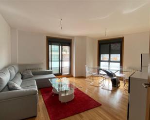 Living room of Flat to rent in Pontevedra Capital   with Heating, Parquet flooring and Terrace