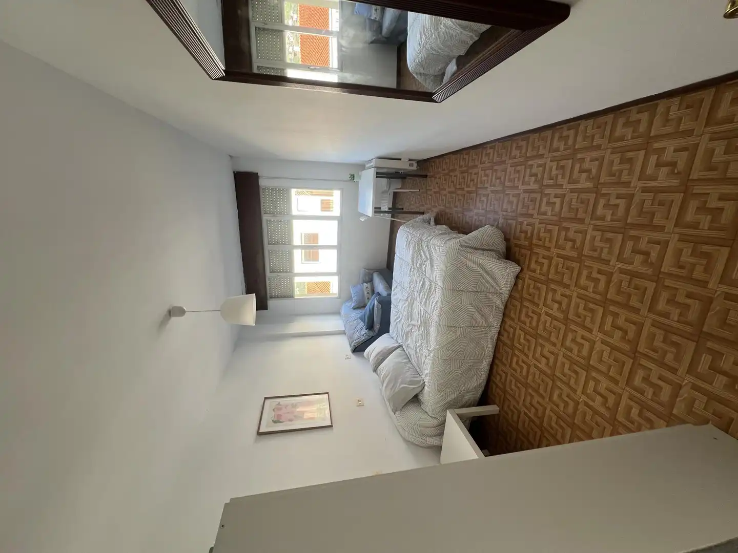 Bedroom of Flat for share in Boiro  with Heating, Parquet flooring and Furnished