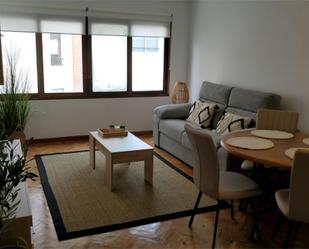 Living room of Flat to rent in  Valencia Capital  with Air Conditioner, Parquet flooring and Furnished