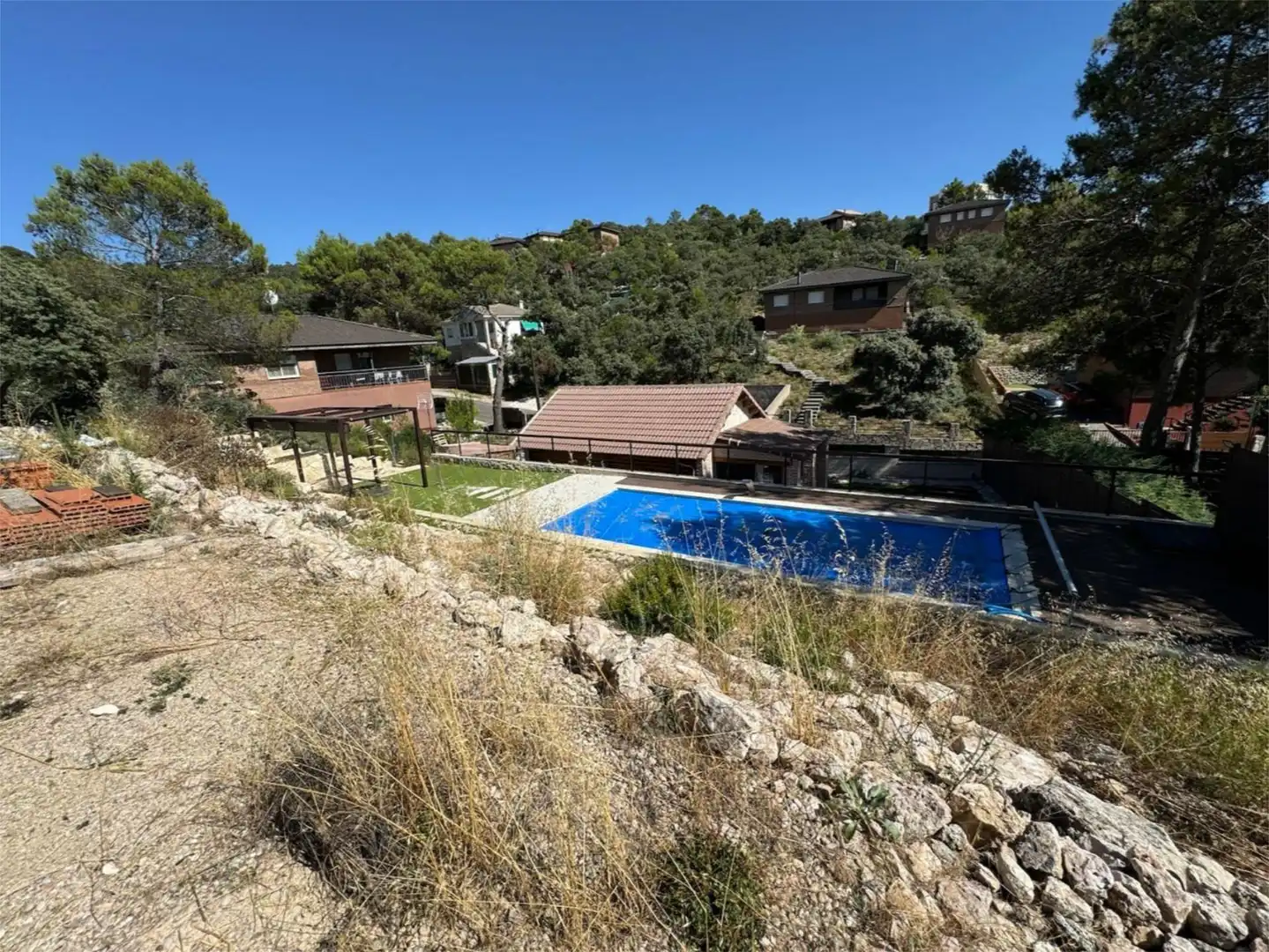 Wohnung zum Verkauf in Calle Nueva Sierra Hk, Albalate de Zorita Garten von Wohnung zum Verkauf in Albalate de Zorita mit Klimaanlage, Heizung und Privatgarten