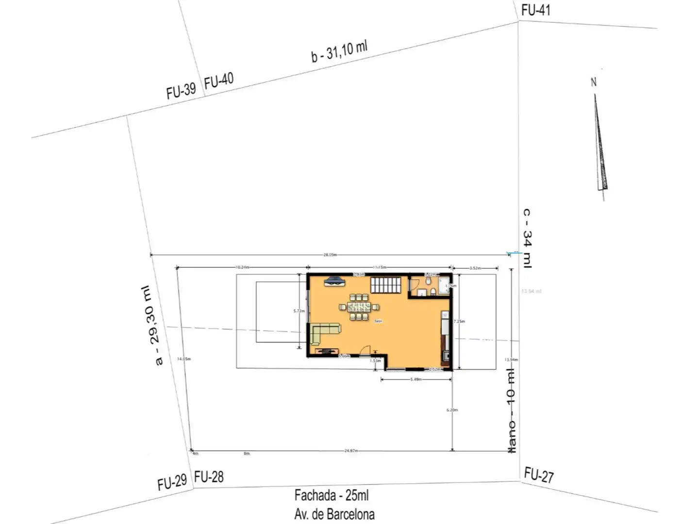 Wohnung zum Verkauf in Calle Nueva Sierra Hk, Albalate de Zorita Wohnung zum Verkauf in Albalate de Zorita mit Klimaanlage, Heizung und Privatgarten