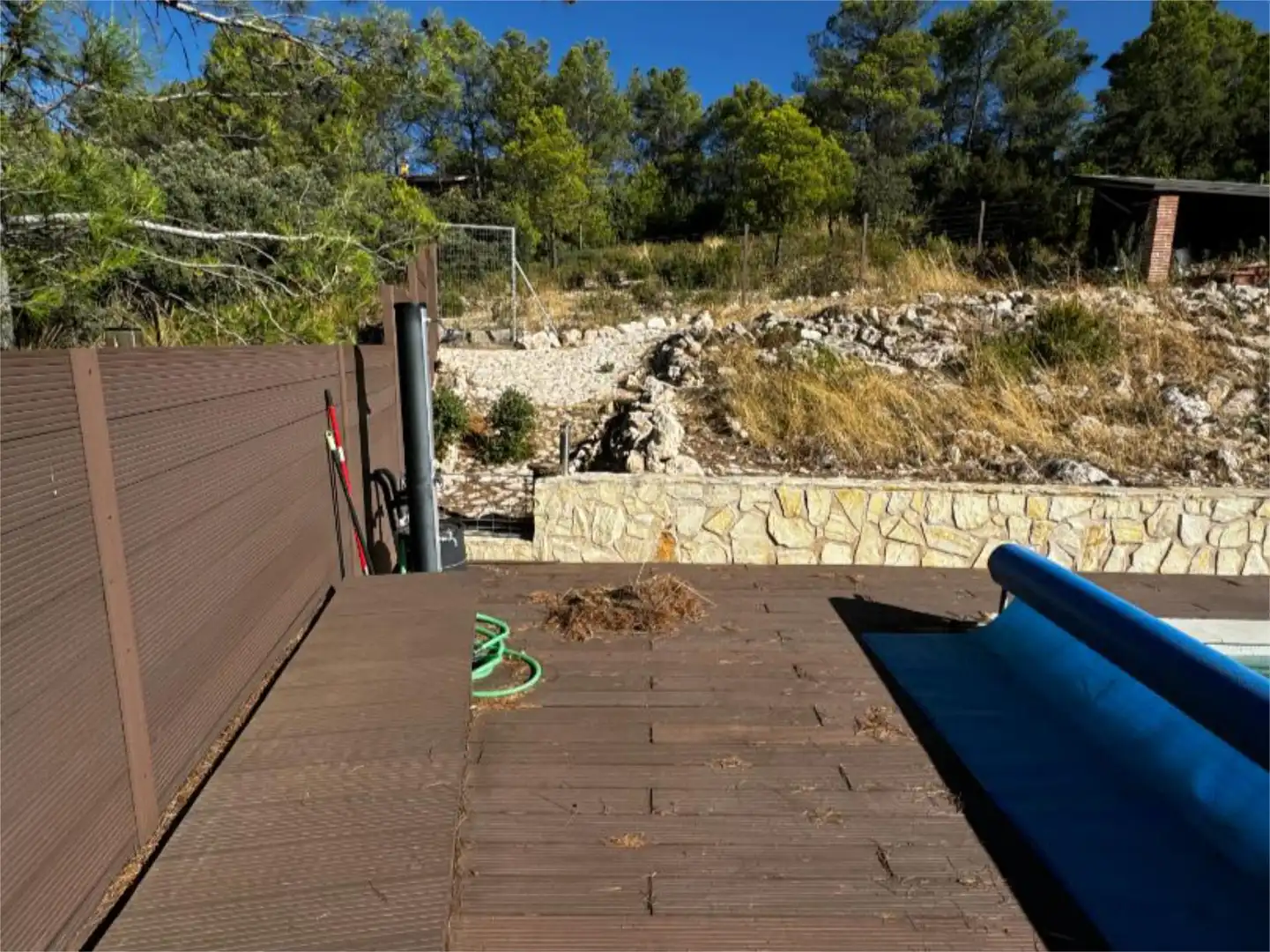 Wohnung zum Verkauf in Calle Nueva Sierra Hk, Albalate de Zorita Terrasse von Wohnung zum Verkauf in Albalate de Zorita mit Klimaanlage, Heizung und Privatgarten