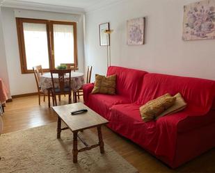 Living room of Flat to share in Salamanca Capital  with Heating, Parquet flooring and Furnished