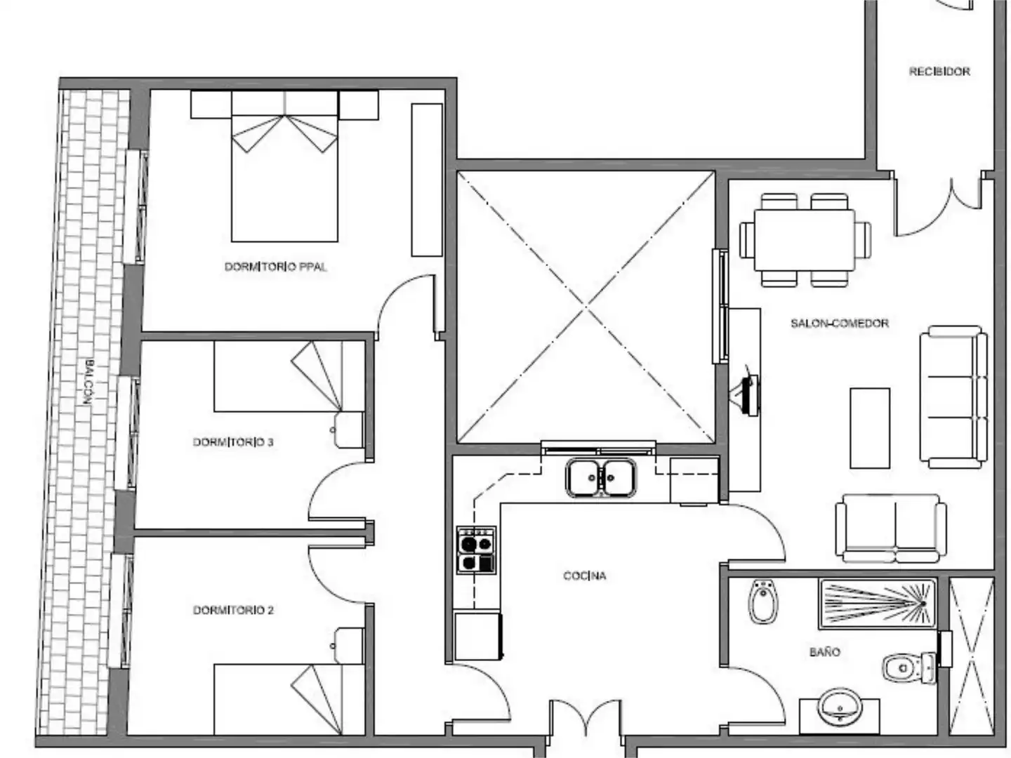 Flat for sale in Torrent  with Air Conditioner and Balcony