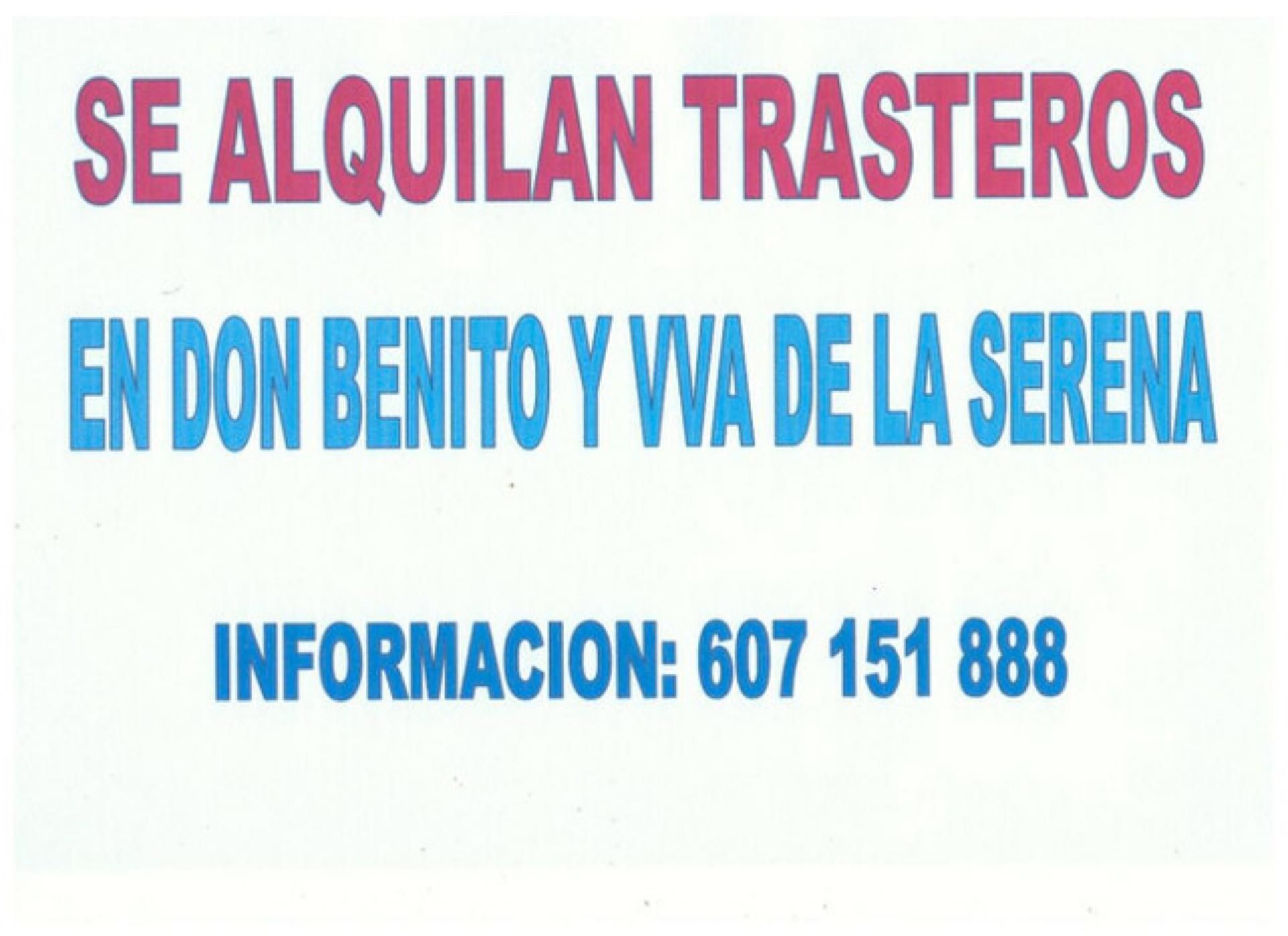 Abstellraum miete in Villanueva de la Serena