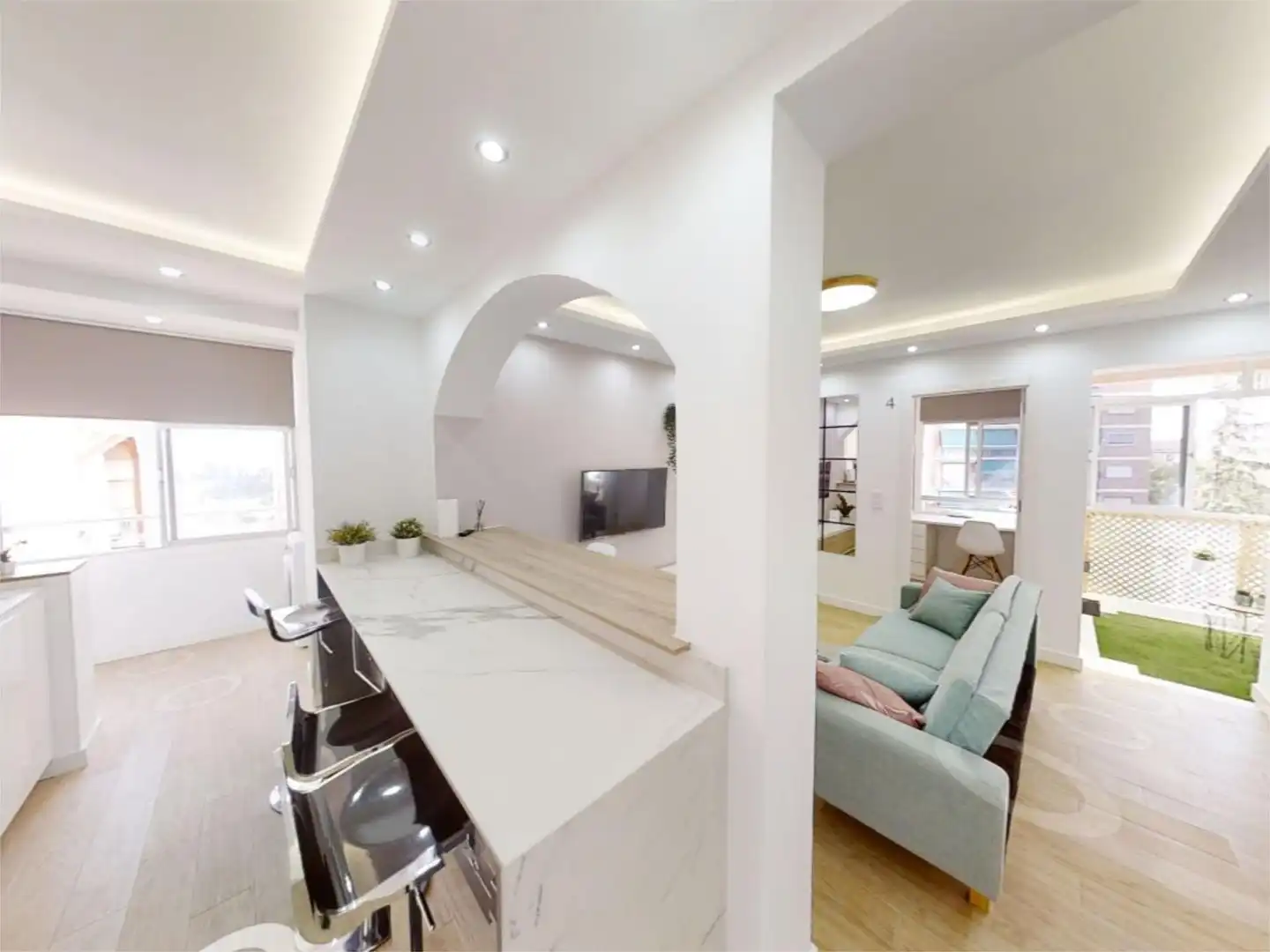 Habitación en Calle Puerta los Guzmanes, 1, Casería de Montijo Sala de estar de Piso para compartir en Granada con Calefacción, Parquet y Terraza