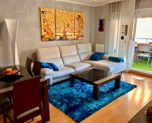 Living room of Flat for sale in Villares de la Reina  with Heating, Private garden and Parquet flooring