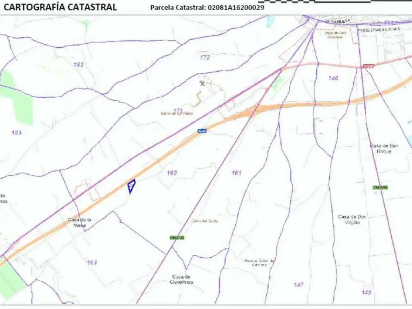 Non-constructible Land for sale in Calle Emilio Castelar, 5, Villarrobledo Non-constructible Land for sale in Villarrobledo