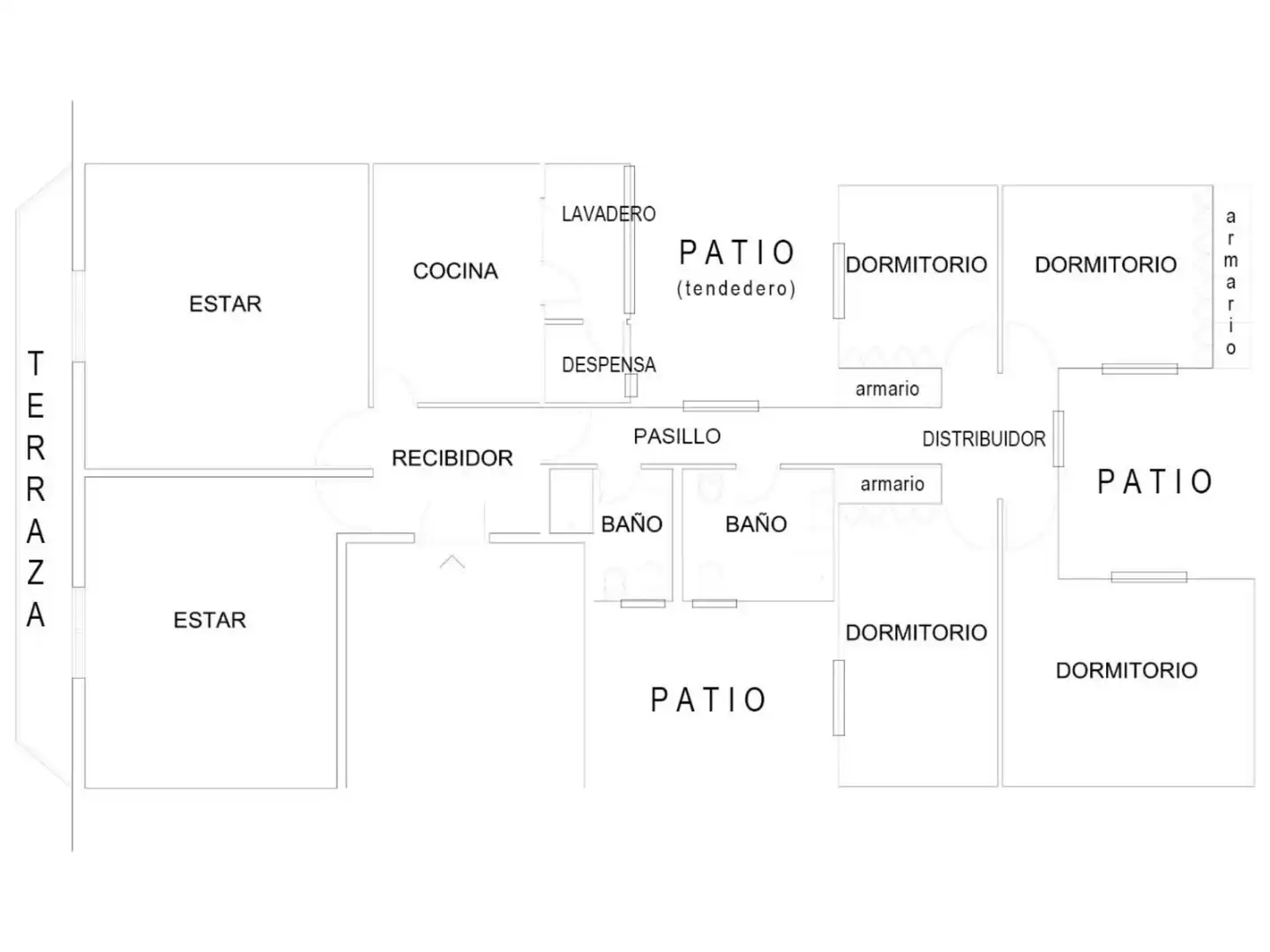 Piso en venta en Calle Minero, 13, Centro Piso en venta en Almería con Aire acondicionado, Terraza y Amueblado