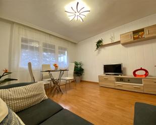 Living room of Flat for sale in  Lleida Capital  with Air Conditioner, Heating and Parquet flooring