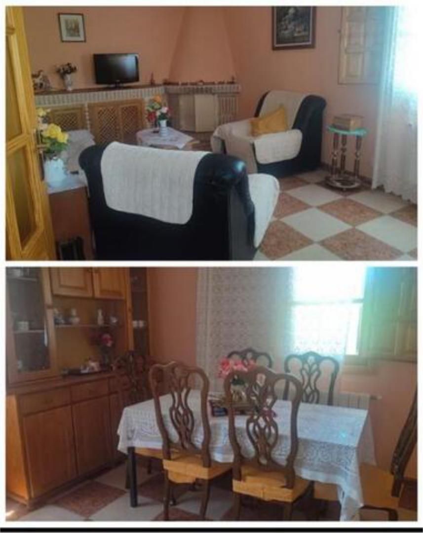 Menjador de Casa adosada en venda en Torrejón del Rey amb Terrassa i Piscina