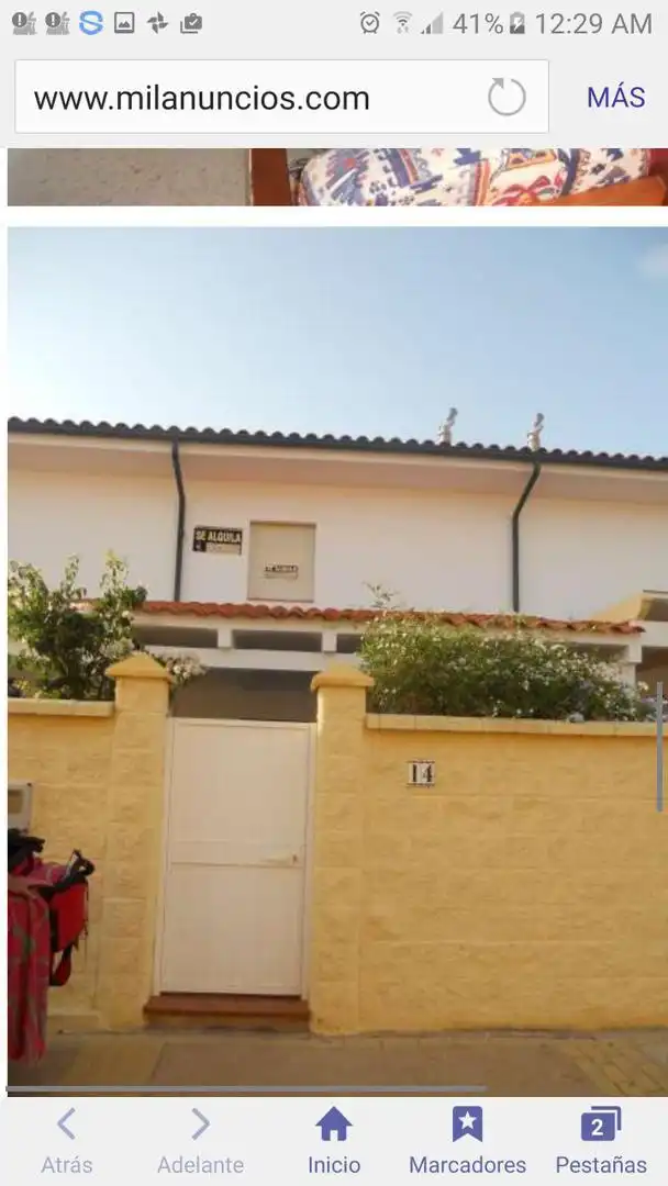 Vista exterior de Casa adosada de alquiler en Islantilla con Calefacción, Terraza y Trastero