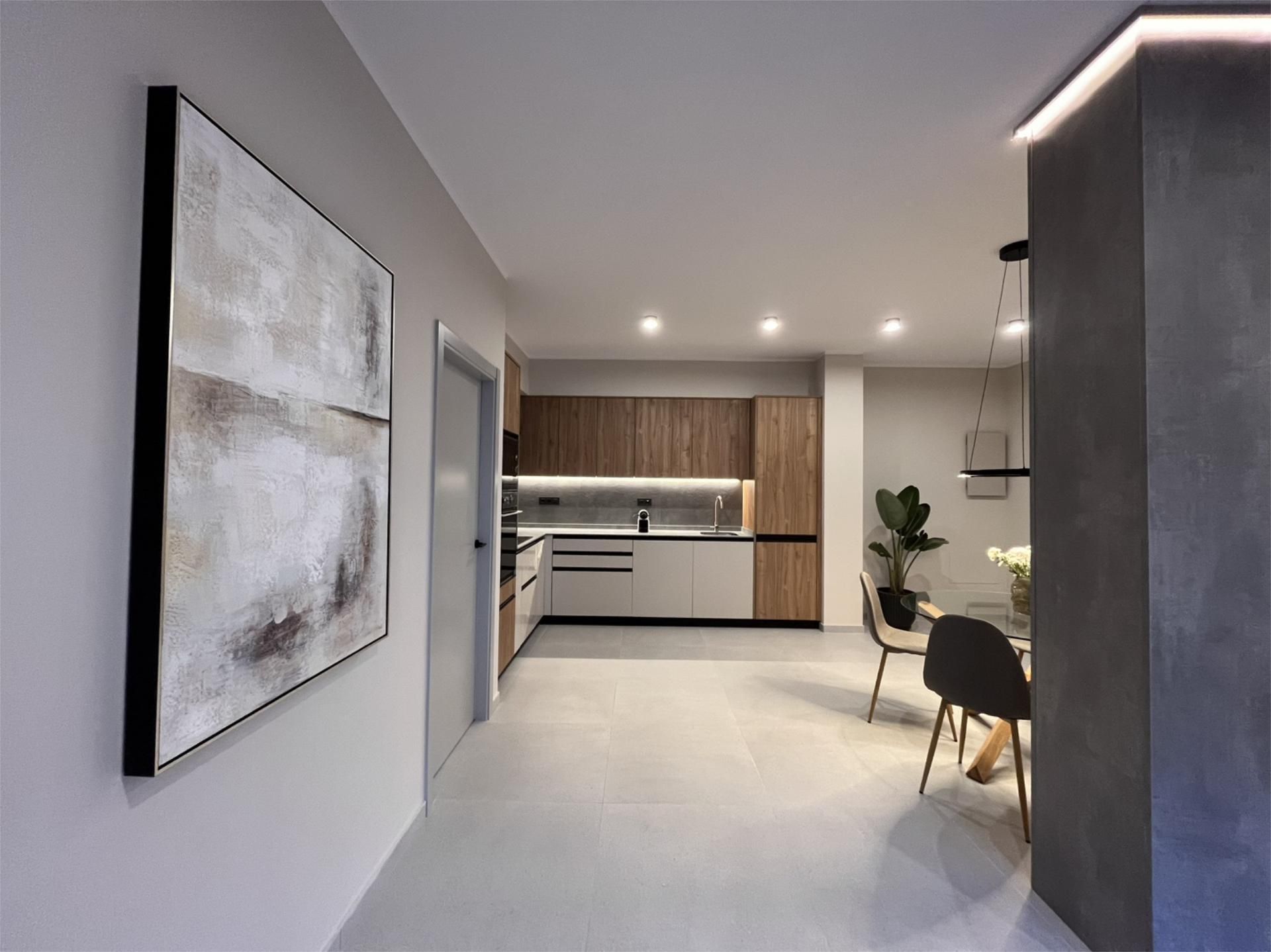 Kitchen of Flat for sale in  Santa Cruz de Tenerife Capital  with Terrace, Oven and Microwave