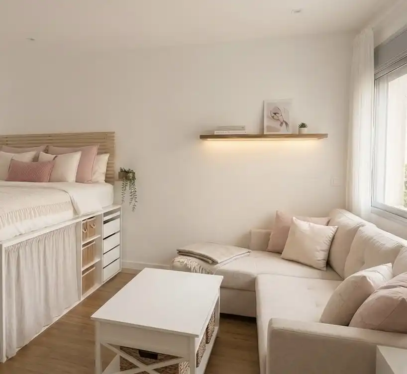 Schlafzimmer von Wohnung zur Miete in Tarifa mit Parkett und Terrasse