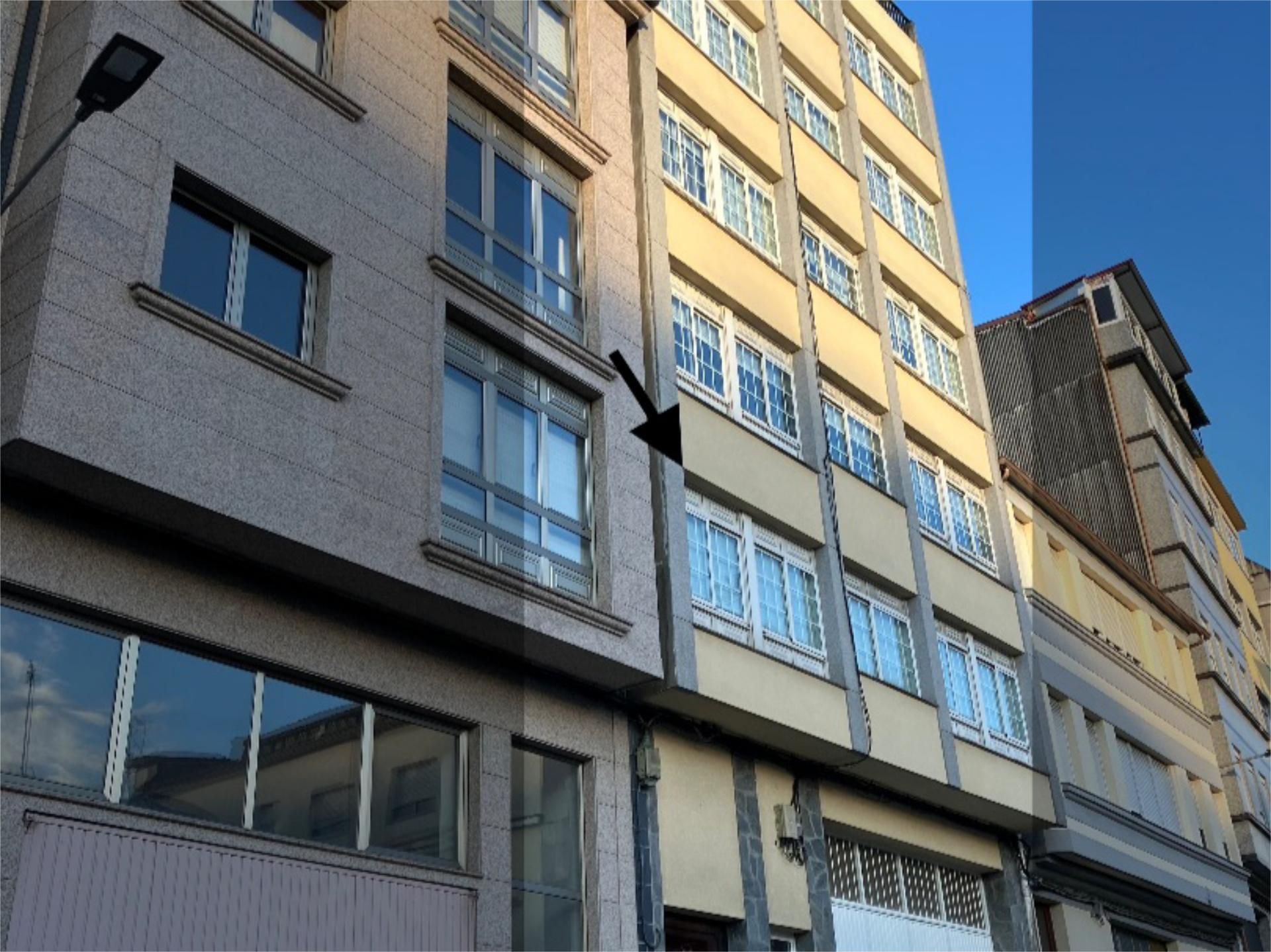 Vista exterior de Pis en venda en Betanzos