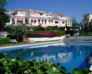 Garten von Einfamilien-Reihenhaus miete in Alicante / Alacant mit Klimaanlage, Privatgarten und Terrasse