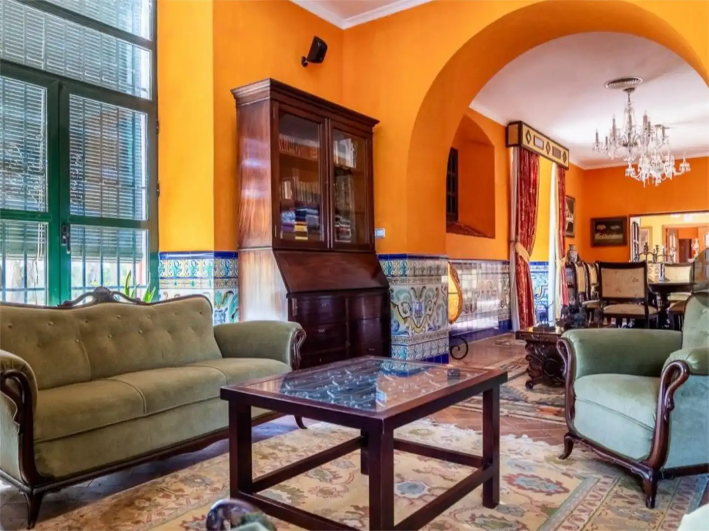 Sala de estar de Casa o chalet en venta en Carmona con Jardín privado, Terraza y Trastero