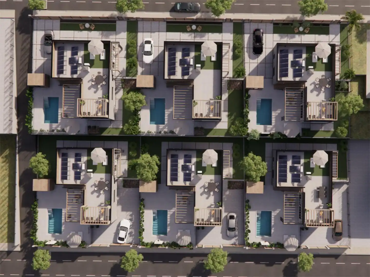 Vista exterior de Casa o xalet en venda en Polop amb Aire condicionat, Terrassa i Piscina