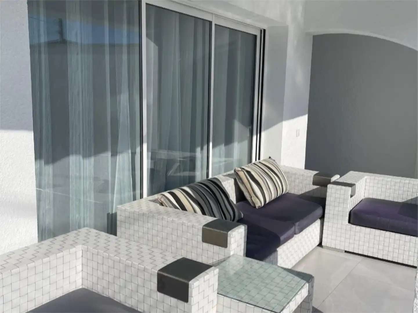 Terrace of Houses for rent in Empuriabrava  with Air Conditioner, Private garden and Terrace